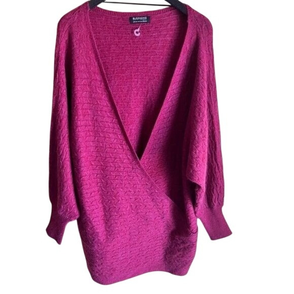 Bloomchic Womens Pink Cardigan Wrap Size 18-20 Pull Over Soft Girl Romantic